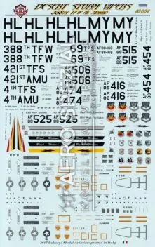 BMA48004 F-16CG Block 40 Fighting Falcon Operation Desert Storm