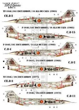 SE2348 F-/TF-104G Starfighter spanische Luftwaffe