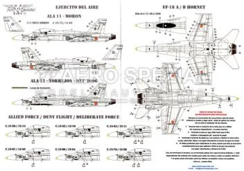 SE1272 EF-18A/B Hornet spanische Luftwaffe