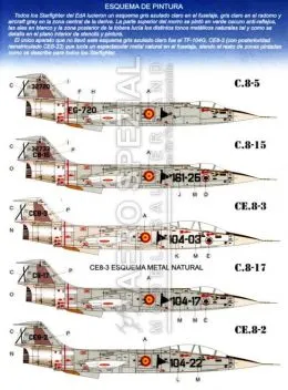 SE2372 F-/TF-104G Starfighter Spanish Air Force