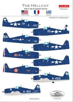 ACD48020 F6F-5 Hellcat Im Kriegs- und Nachkriegseinsatz
