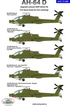 ACD72006 AH-64D Apache U.S. Army
