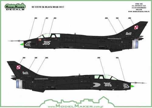 MOD72104 Su-22UM-3K Fitter-G Black Boar