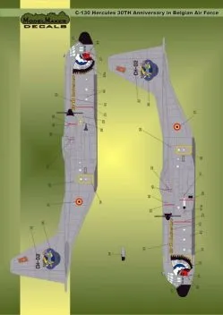MOD44030 C-130H Hercules Jubiläumsanstrich belgische Luftwaffe