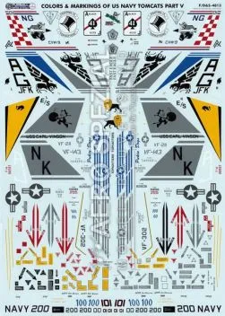 FD&S4813 F-14A/B/D Tomcat Colours & Markings Part 5