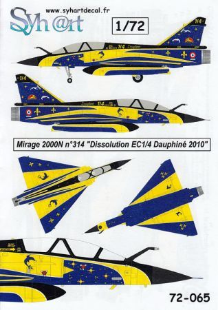 SY72065 Mirage 2000N Sonderanstrich Auflösung EC1/4 Dauphine