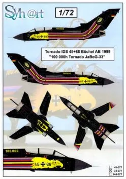 SY72077 Tornado IDS Sonderanstrich 100.000 Flugstunden JaboG 33