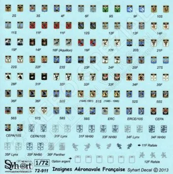 SY72911 French Naval Aviation Badges