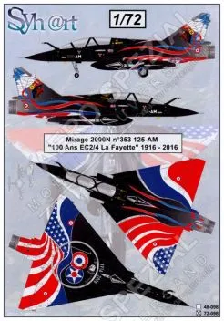 SY72098 Mirage 2000N Anniversary Finish 100 Years EC 2/4 La Fayette