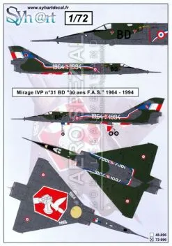 SY72096 Mirage IVP 30 Years F.A.S.