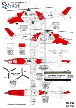 SY72102 Mi-24V Hind-E im U.S. Coast Guard Finish