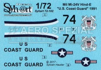 SY72102 Mi-24V Hind-E im U.S. Coast Guard Finish