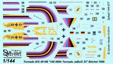 SY144077 Tornado IDS Sonderanstrich 100.000 Stunden JaboG 33