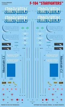 CD48062 F-104 Starfigher zivil