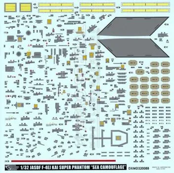 DXM32008 F-4EJ Kai Phantom II JASDF in Sea Camouflage