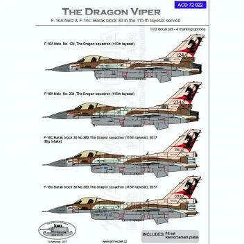 ACD72022 F-16 Netz/Barak israelische Luftwaffe