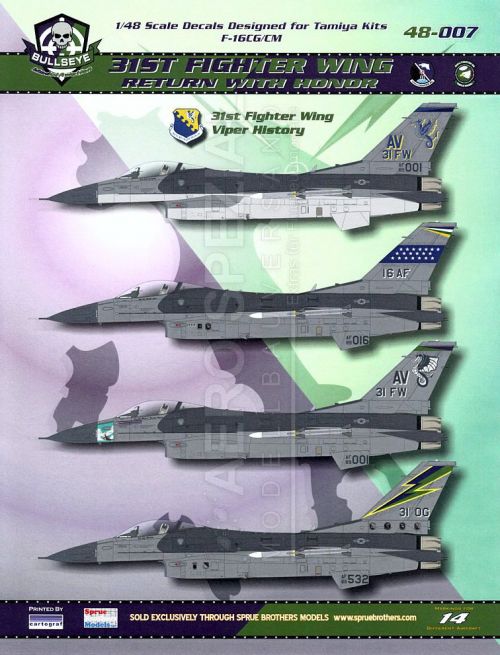 BMA48007 F-16CG/CM Fighting Falcon USAFE Aviano