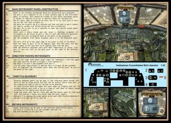 PE32LIB B-24 Liberator Instrumentenbretter