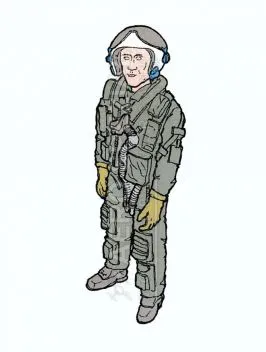 AB32128 Jetpilot tschechische Luftwaffe