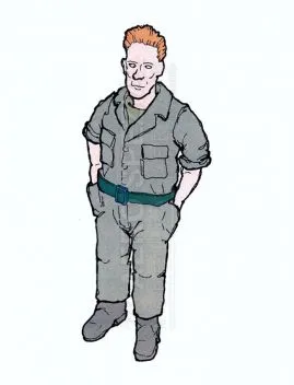 AB48208 Aircraft Mechanic U.S.A.A.F WW II