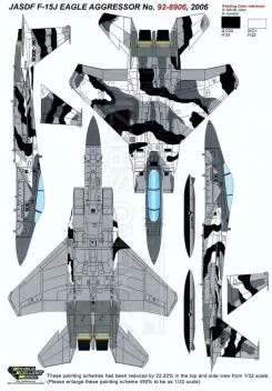 DXM32004 F-15J/DJ Eagle JASDF Aggressors