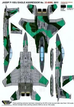 DXM32004 F-15J/DJ Eagle JASDF Aggressors