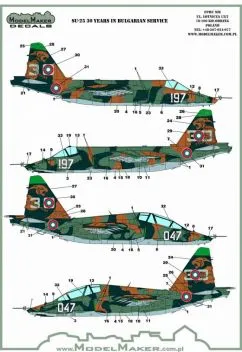 MOD48103 Su-25K Frogfoot Bulgarian Air Force