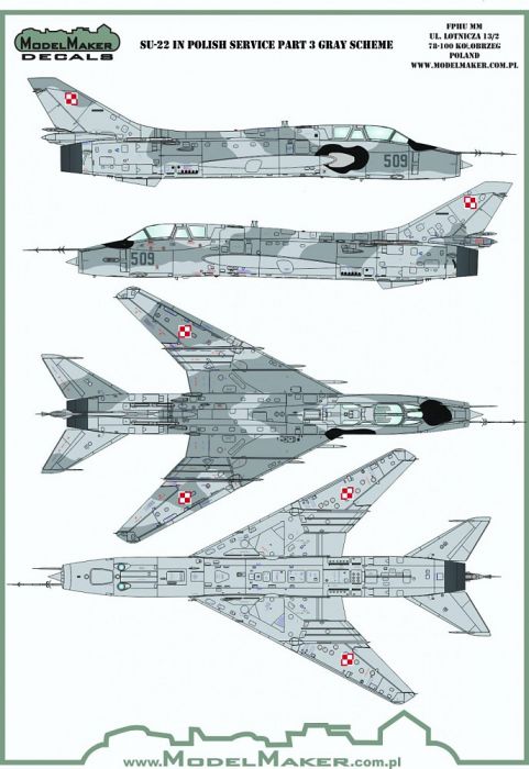 MOD72108 Su-22 Fitter polnische Luftwaffe