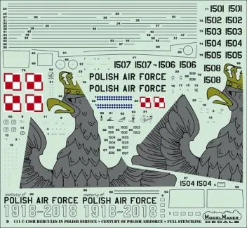 MOD72111 C-130E Hercules Polish Air Force