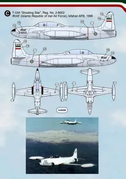 KMA7220 T-33A/RT-33A Shoooting Star Iranian Air Force