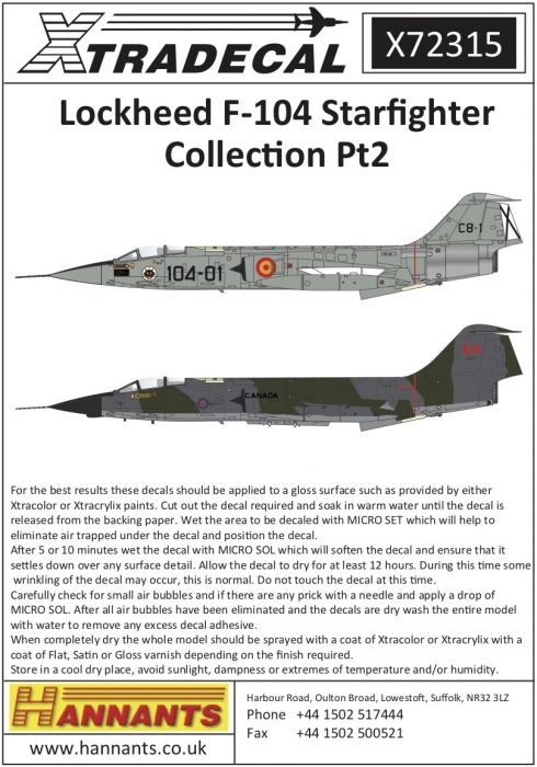 XD72315 F-104 Starfighter Teil 2