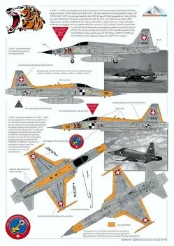 MC32018 F-5E/F Tiger II Schweizer Luftwaffe