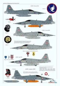 MC32018 F-5E/F Tiger II Schweizer Luftwaffe