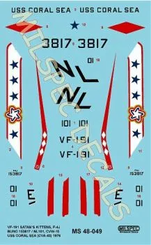 CMS4849 F-4J Phantom II VF-191 Satans Kittens