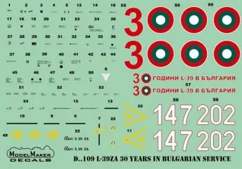 MOD48109 L-39ZA Albatros bulgarische Luftwaffe