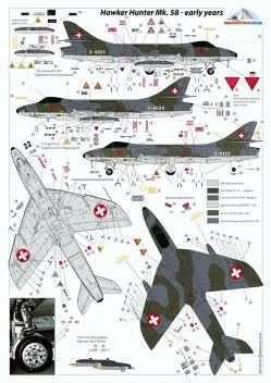 MC72019 Hunter Mk.58 Schweizer Luftwaffe 1958-1979