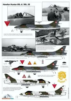 MC72019 Hunter Mk.58 Schweizer Luftwaffe 1958-1979