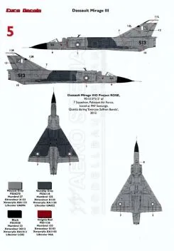 EU32121 Mirage III internationale Luftstreitkräfte