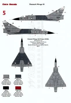 EU72121 Mirage III International Air Forces