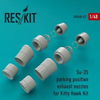 RSU480057 Su-35S Flanker-E Exhaust Nozzles in Parking Positon