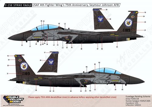 DXM32009 F-15E Strike Eagle 4th Fighter Wing
