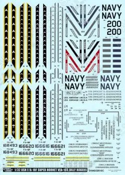 DXM32010 F/A-18F Super Hornet VFA-103 Jolly Rogers