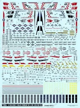 DXM14013 F-14A/B Tomcat VF-1, VF-103 & VF-211