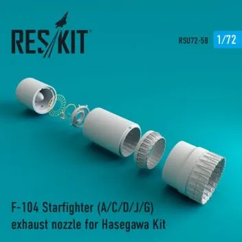 RSU720058 F-104A/C/D/G/J Starfighter Exhaust Nozzle