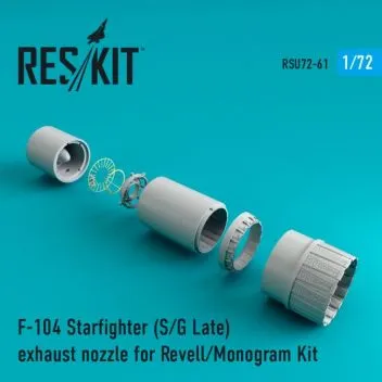 RSU720061 F-104G/S Starfighter Exhaust Nozzle