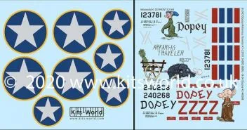 KW132144 B-24D Liberator: Dopey/Arkansas Traveler & Dopey