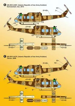 KMA3501 AB 205A Huey Iranian Armed Forces