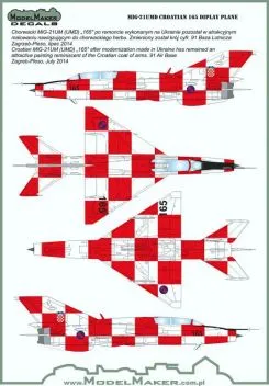 MOD48147 MiG-21UMD Mongol-B Croatian Air Force