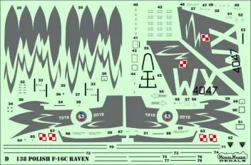 MOD72138 F-16C Block 52+ Fighting Falcon Polish Air Force
