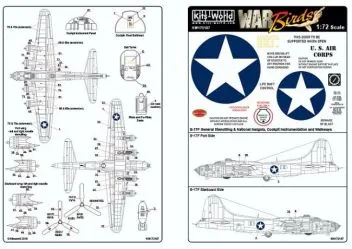 KW172187 B-17F Flying Fortress General Markings